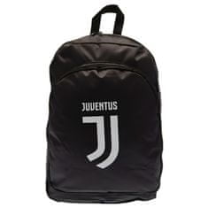 FotbalFans Stylový batoh Juventus Turín FC, dvě komory, černý, 25l