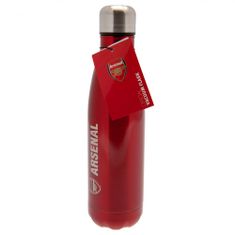 FotbalFans Luxusní Termoska Arsenal FC, červená, nerez, 550ml