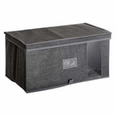 5five Úložný box, textilní úložný box, 50x30x25cm, tmavě šedý