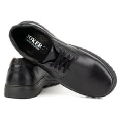 Joker Pánská ležérní kožená obuv 510J černá velikost 48