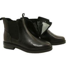 Caprice Černé šněrovací boty velikost 37,5