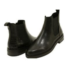 Caprice Černé šněrovací boty velikost 37,5
