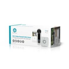 Nedis SmartLife chytrý domovní zvonek s kamerou, WiFi, microSD, Full HD 1536p, Onvif, IP65 (WIFICDP40CWT)