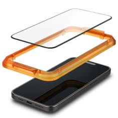 Spigen Glas.Tr Full Cover 2x ochranné sklo na iPhone 15 Plus, černé