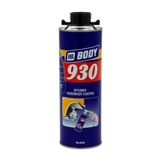 HB BODY 930 Bitumen (1l) - ochrana podvozku s výbornou přilnavostí a pružností