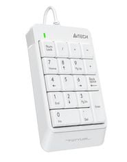A4Tech FSTYLER FK13P numerická klávesnice, USB Bílá