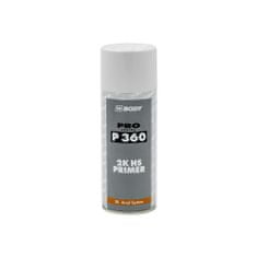 HB BODY P360 Sprej - Bílá (400ml) - akrylátový, antikorozní plnič 