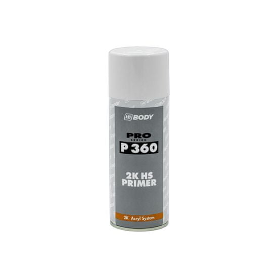 HB BODY P360 Sprej - Bílá (400ml) - akrylátový, antikorozní plnič