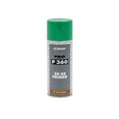 HB BODY P360 Sprej - Zelená (400ml) - akrylátový, antikorozní plnič 