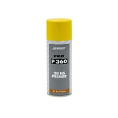 HB BODY P360 Sprej - Žlutá (400ml) - akrylátový, antikorozní plnič 