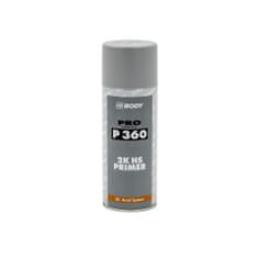 HB BODY P360 Sprej - Šedá (400ml) - akrylátový, antikorozní plnič 