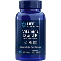 Life Extension Doplňky stravy Vitamins D And K With Sea Iodine