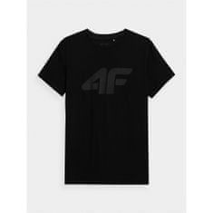 4F Tričko černé S AW23TTSHM087720S