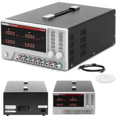 Greatstore LED laboratorní servisní zdroj 5 paměťových míst 0-30 V 0-5 A DC 550 W