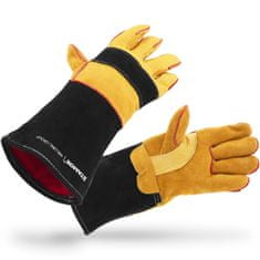 shumee Ochranné kožené svářečské rukavice MIG TIG velikosti M