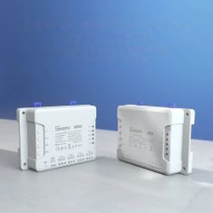 shumee Inteligentní 4kanálové proudové spínací relé WiFi bílé 4CHR3
