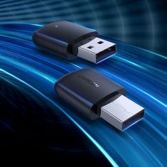 Greatstore Externí síťová karta USB - WiFi 2,4GHz / 5GHz 11ac AC650 - černá