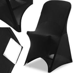 Greatstore Flexibilní univerzální potah na židli černý