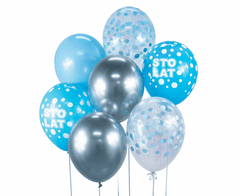 GoDan Sada balónků modré 7ks -