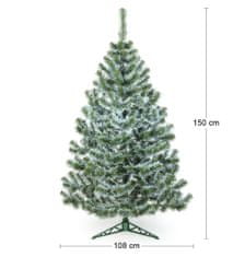 nabbi Vánoční stromek Christee 10 150 cm - zelená/bílá