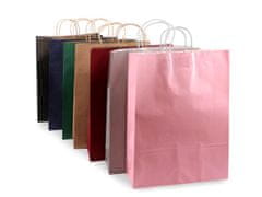 Kraftika 12ks růžová sv. dárková taška, dárkové tašky
