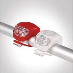 Emos LED přední + zadní svítilna na kolo P3921 na 2× CR2032, 10 lm