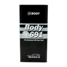 HB BODY 691 CLEAR (5l) - prémiový lak s obsahem protistékavých složek pro opravy autolaků 