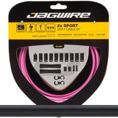 Jagwire Sport Shift Kit UCK302 - 2x řadící sada Shimano, Sram, délka lanek 2300 a 1500 mm, černá
