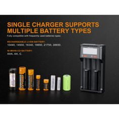 Fenix Nabíječka ARE-D2 USB - pro baterie NiMH, Li-ion, Li-ion, NiMH, NiCd