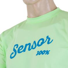 Sensor Triko Coolmax Fresh PT Logo - pánské, krátký rukáv, sv. zelená - Velikost S