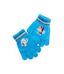 E plus M Dětské rukavice Ledové Království Elza a Anna světle modré
