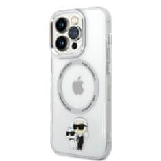 Karl Lagerfeld & Choupette NFT kryt s MagSafe na iPhone 14 Pro, průhledný