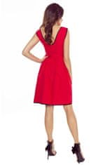 Amiatex Dámské šaty 452-4, červená, XL