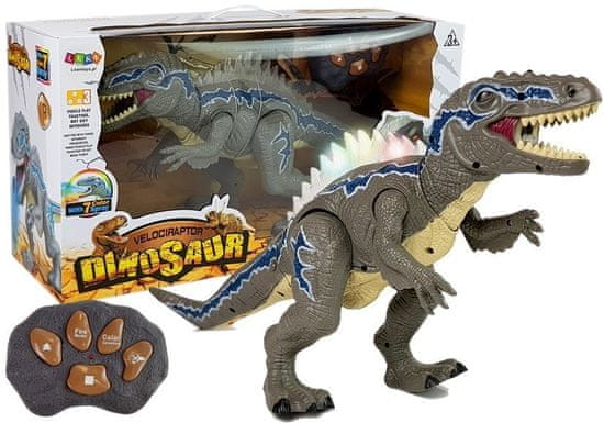 shumee Dálkově ovládaný tyrannosaurus Tyrannosaurus svítí šedě