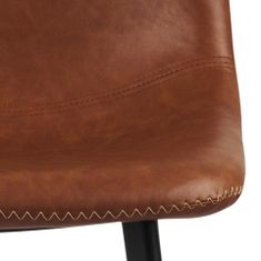 Actona Barová židle Oregon 103 cm brandy hnědá