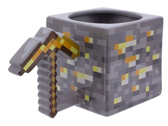 Hrnek Minecraft Pickaxe zlatý
