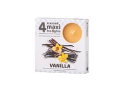 Čajové Maxi 4ks Vanilla vonné svíčky