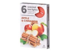 Admit Čajové 6ks Apple Cinnamon vonné svíčky