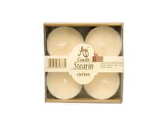 Stearin Čajové Maxi 4ks Bavlna vonná svíčka