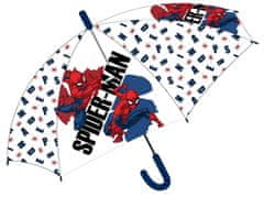 MARVEL COMICS Dětský automatický deštník 74cm - Spiderman/písmena
