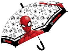 MARVEL COMICS Dětský automatický deštník bílý 74cm - Spiderman