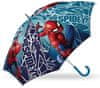 MARVEL COMICS Dětský automatický deštník modrý 70cm - Spiderman