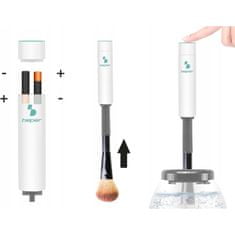 Northix Nástroje na čištění štětců na make-up - na baterie 