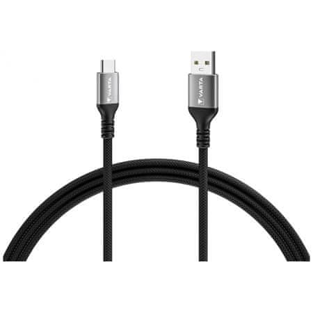 Varta USB kabel, USB-A - USB-C, 2 m, 57935101111