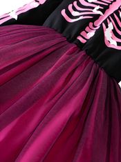 EXCELLENT Karnevalové šaty s tutu sukní vel. 110 - Kostra