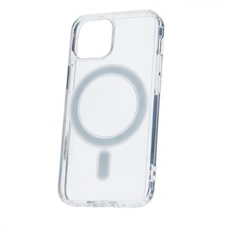 Levně Forever Silikonové TPU pouzdro Mag Anti Shock 1,5 mm pro iPhone 13 Mini čiré (TPUAPIP13MIMASTFOTR)