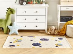 Beliani Dětský bavlněný koberec 80 x 150 cm vícebarevný LANGSA