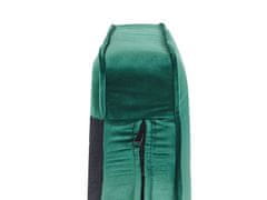 Beliani Sametová lenoška pravostranná smaragdová ALLIER