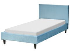 Beliani Náhradní potah na postel 90 x 200 cm světle modrý FITOU