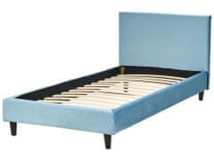 Beliani Náhradní potah na postel 90 x 200 cm světle modrý FITOU
